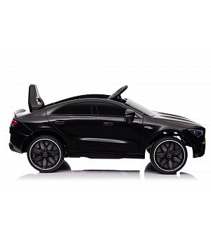 Coche eléctrico 12v para niños, Mercedes CLA45S AMG, negro, 4x4, RC INDA607-LE19788